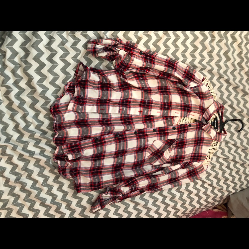 Red and white flannel